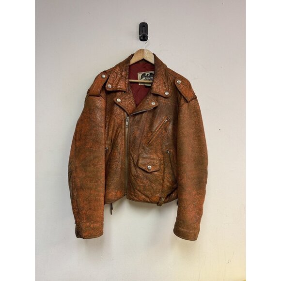 90s Avirex Leather Jacket - Picture 2 of 5